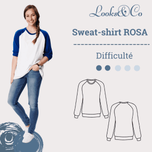 sweat-shirt rosa looks and co