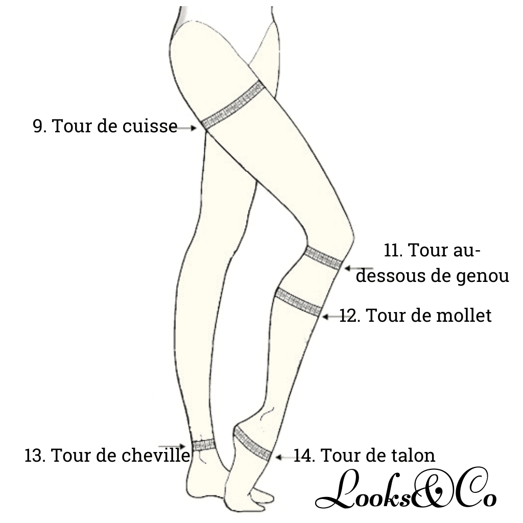 mesures pantalon femme looks and co