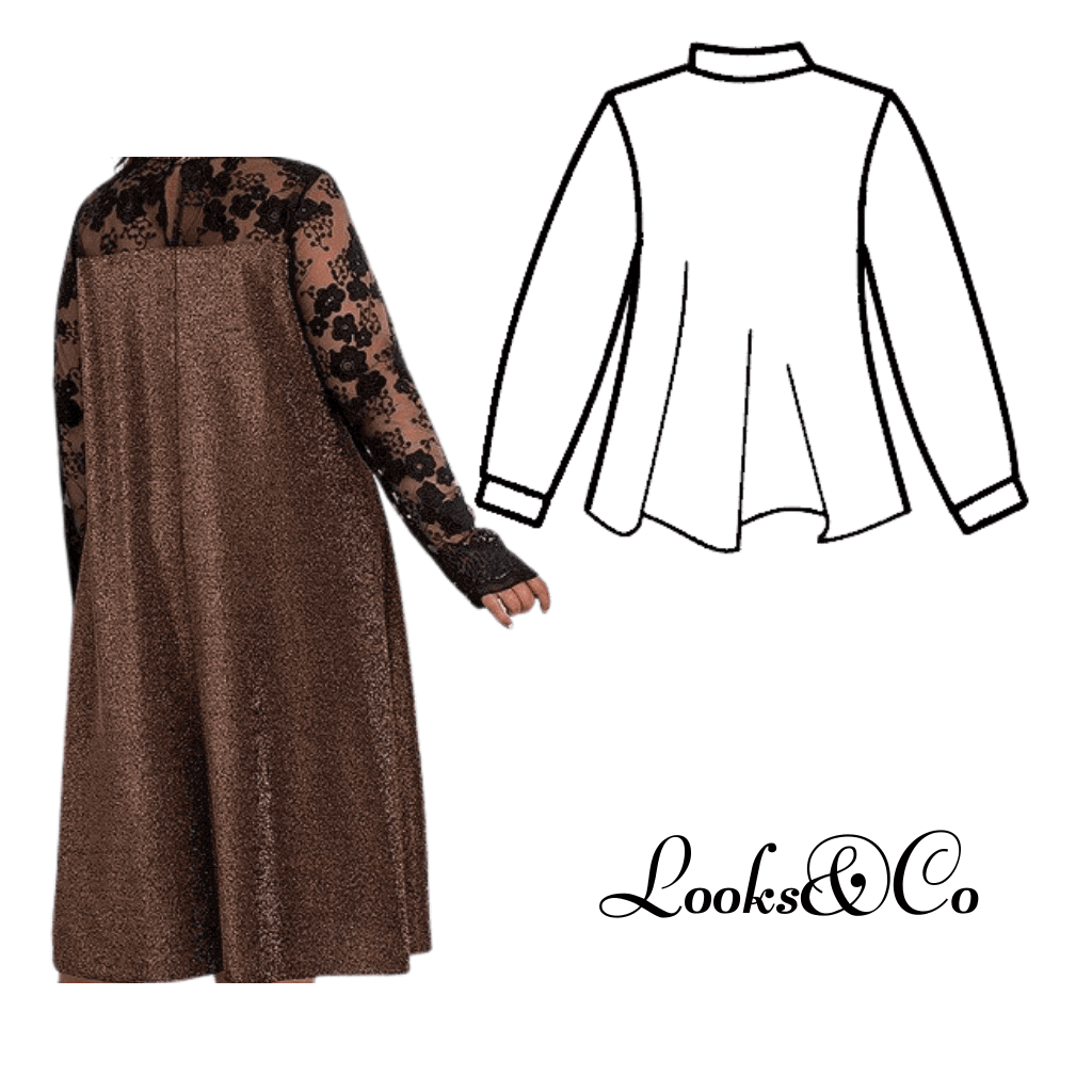 Pince d'épaule. Variations de transformation looks and co