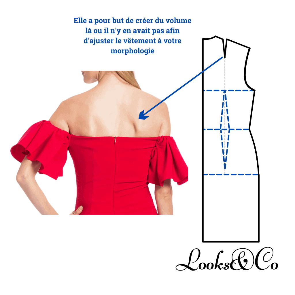 Pince d'épaule. Variations de transformation looks and co