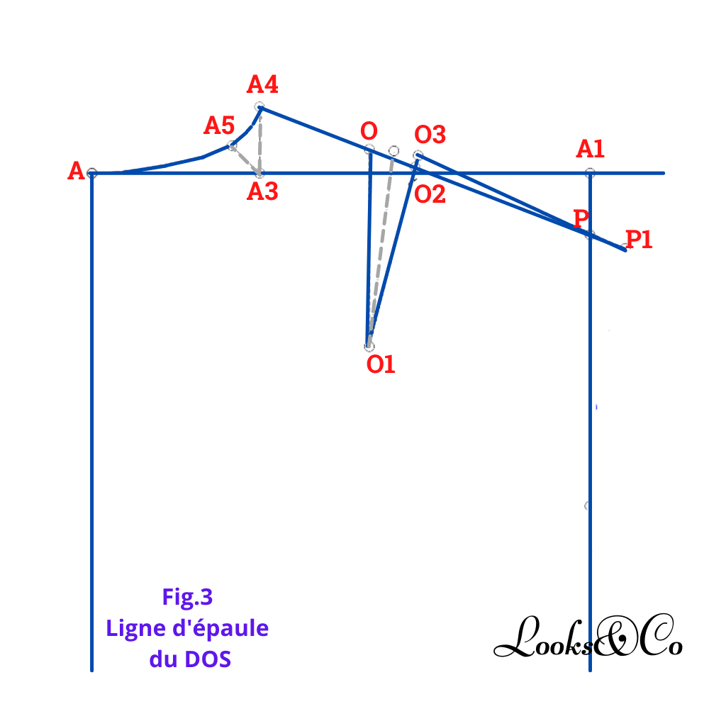 Confection du patron de base de la robe, partie 2 (Dos) looks and co