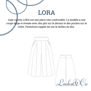 jupe culotte lora looks and co
